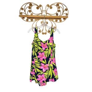 Shore Shapes women's Swim dress hawaiian tropical print 18